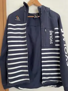 SVOLME ストライプ フード付きジャケット