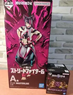 一番くじ ストリートファイター6 A賞 ジュリフィギュア＆D賞ヘッドフィギュア