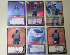 NARUTOカード 初期 はたけカカシ 雷切 カカシの読み バンダイ 2002