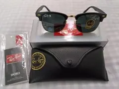 美品 Ray-Ban RB3016 サングラス ブラック クラブマスター