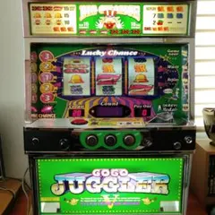 パチスロ実機 4号機 ゴーゴージャグラーSP コイン不要機 カウンター