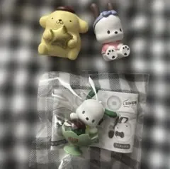 サンリオ ポムポムプリン ポチャッコ フィギュア セットのサムネイル