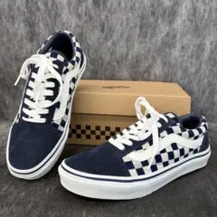 新品未使用 27センチVANS ネイビー スリッポンミュール - メルカリ