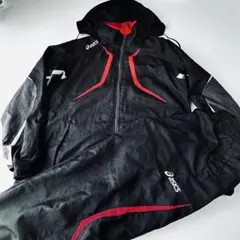 ASICS アシックス セットアップ　ウインドブレーカー　メッシュ　メンズ　M