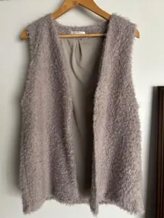 ファーベストグレージュ色 ベスト Lサイズ