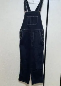 黒 ブラック サロペット オーバーオール