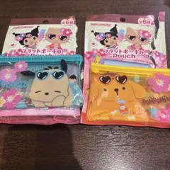 サンリオキャラクターズ フラットポーチS 2種セットのサムネイル