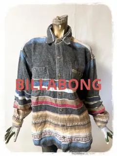 ☘️T19112☘️BILLABONG ネイティブ デザイン シャツ ジャケット