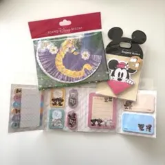 ディズニー　ドレスメモ　ふせん　3点　まとめ売り
