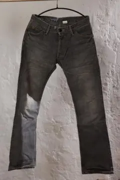 Lee ブラック デニムパンツ　ストレート