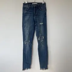 ZARA ダメージ スキニーデニム EUR 36