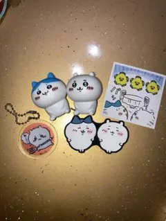 ちいかわグッズまとめセット（ミニフィギュア、マグネット、シール、キーチェーン）