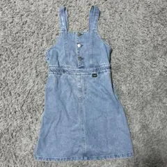 JENNIデニムジャンバースカート 140cm ライトブルー