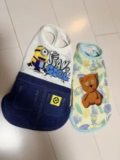 新品　未使用　犬服　ミニオン　デニムタンク　＆　ティム　タンク　セット品