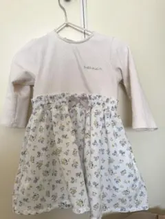 花柄長袖ワンピース