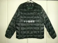 Dessin TAION ノーカラーダウンジャケット ディープグレー L