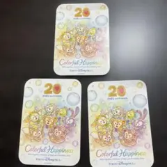 Duffy and Friends 20周年記念 ステッカー 3枚セット