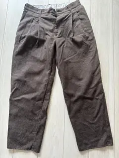 STILL BY HAND 【25AW】ウールサキソニーイージースラックス　モカのサムネイル