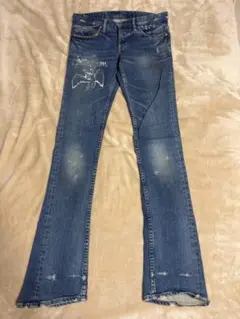 ヒステリックグラマー 限定レッドツェッペリン ストレッチスリムデニム XS