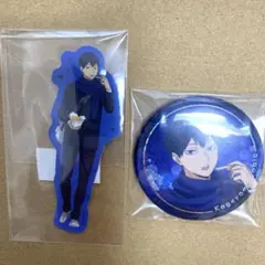 ハイキュー!! コスモワールド　遊園地　コラボ　ステッカー　缶バッジ　影山