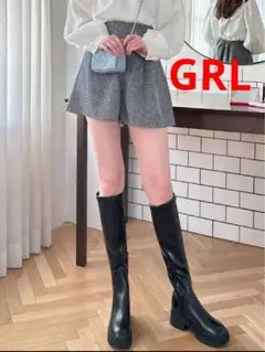 GRL ツイードショートパンツ