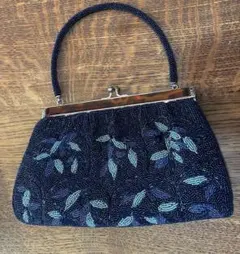 ビーズバッグ 和装 着物 パーティ 結婚式 アンティーク 夏祭り　鞄　総ビーズ