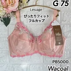 Wacoal Lesiage ぴったりフィットブラG75❣️オレンジ♡PB5000