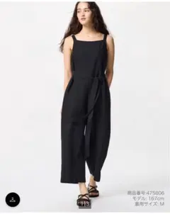 ユニクロ　リネンブレンドジャンプスーツ