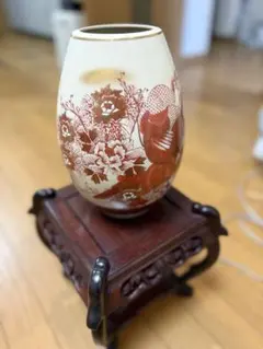 もちろん日本製 九谷焼 花瓶 ついに出品します