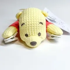 ディズニーランド プーさん 肩のせ クリップ ぬいぐるみ マスコット ワッフル