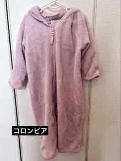 大人気Columbia ピンク フリース　ロンパース ８０cm