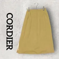 CORDIER ニットロングスカート フレアスカート (7) マスタード
