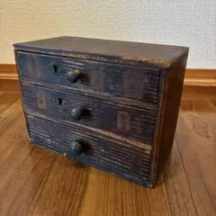 明治 硯箱 時代金具 古引き出し - メルカリ