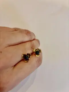 ☆R様専用☆K18緑石付イヤリング