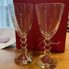 【美品】バカラ　ベガ　ワイングラス2個セット