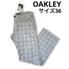 【未使用品】OAKLEY チェック柄 ゴルフパンツ