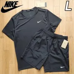 ナイキ KA ランニングウェア 上下セット Tシャツ ショートパンツ 新品 L
