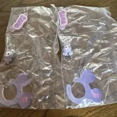 TWICE LOVELYSアクリルカラビナフロッキーマスコットサナ2個セット