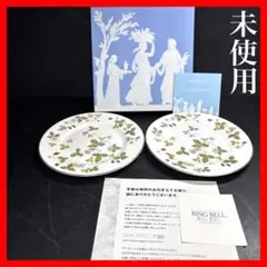 【未使用】ウェッジウッド ワイルドストロベリー　プレート　お皿　2枚　18cmのサムネイル