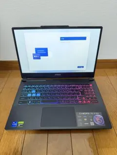 msi パソコンCYBORG 15 A13U 定価15万円程