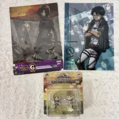 進撃の巨人 一番くじ アルミン＆ジャン ちびきゅんキャラセット ファイル セット