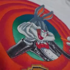 USA製 90s ルーニーテューンズ バッグスバニー 50周年 シングルステッチ