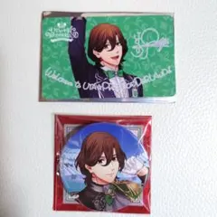 うたプリ 嶺二 缶バッジ パスポートカード wonderland