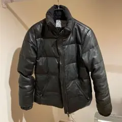 ダウンジャケット　united arrows extra edition レザー