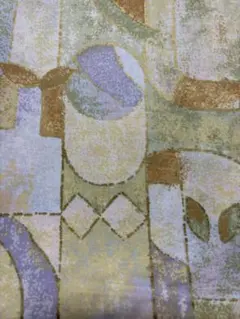 幾何学模様 生地 手芸用 パステルカラー　2M×114センチ幅