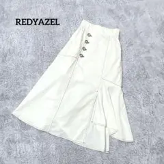 レディアゼル【S】フレアロングスカート ホワイト ゆったり 綺麗めカジュアル