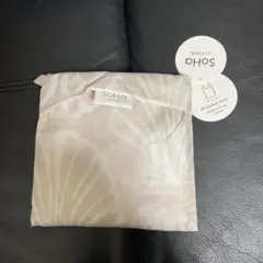 最終価格【新品 未使用】Soha Living 貝柄 折りたたみエコバッグ