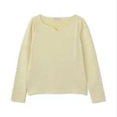 プロポーション ボディドレッシング トップス ニット イエロー ハートカット