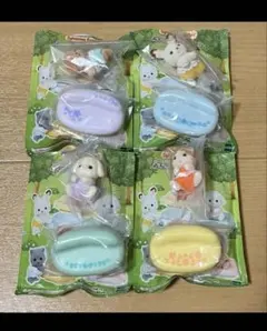 シルバニア　赤ちゃん　ソファセット　メイプルネコ　フローラウサギ　トイプードル