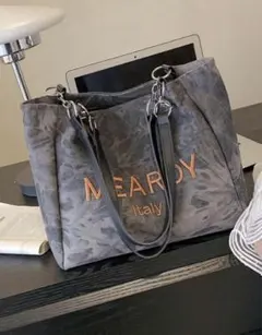 人気デニムトートバッグレディースオシャレ大容量バックA4可能